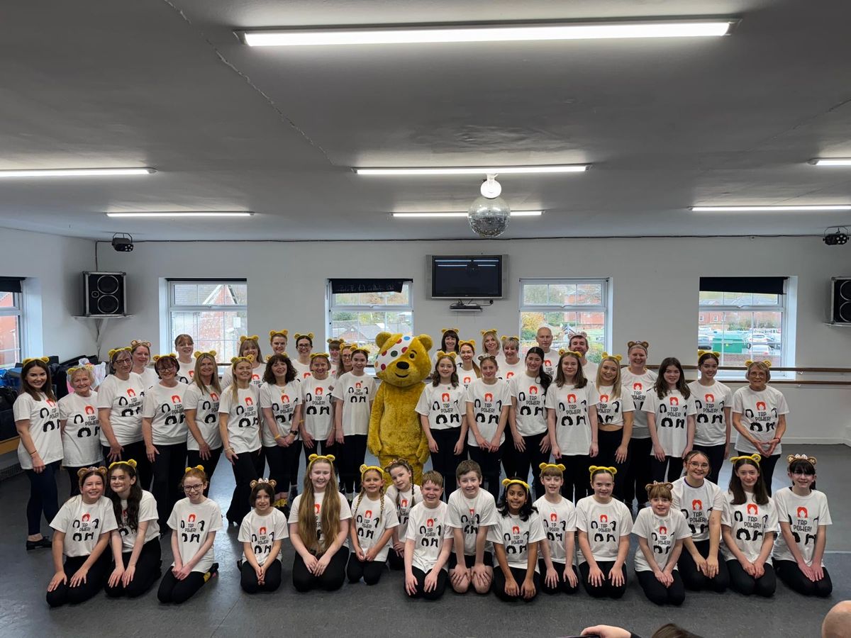 Staffordshire dance studio raises &pound;1,364 for BBC Children in Need