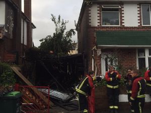 Supporting image for story: Garage destroyed after West Bromwich fire