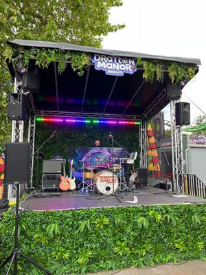 The Summer Nights stage. 