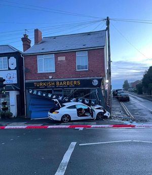 The crash on Windmill Hill. Photo: Kash Khan.