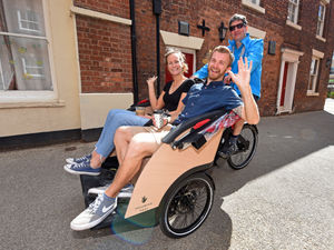 Supporting image for story: New rickshaw service starts in Shrewsbury
