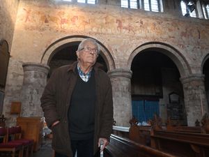 Supporting image for story: We get to know the village near Bridgnorth that's home to some of the rarest wall paintings in the country