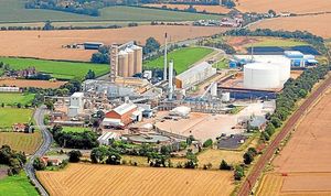 The Allscott sugar beet factory before its demolition in 2009