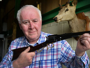 Supporting image for story: 100-year-old American rifle on show at Shropshire antiques centre