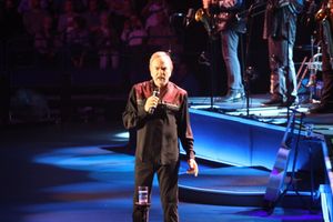Neil Diamond performs at Arena Birmingham. Picture: Chris Rawlins