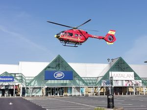 Supporting image for story: Air ambulance attends incident at Telford retail park