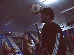 Supporting image for story: Jay Rosa brings festive fun and football magic to West Bromwich Albion