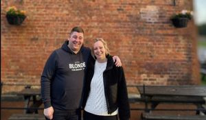 Joules Brewery landord of the year Matt Moulson and Natalie Kibbler 