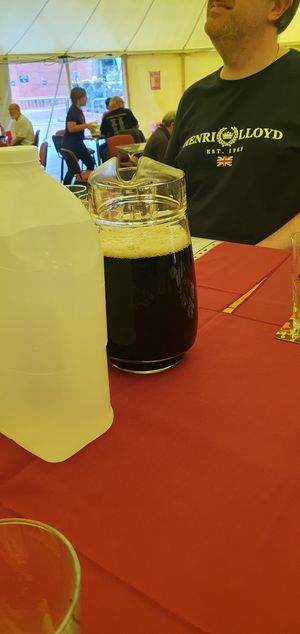 Each jug contained a new type of mild to try