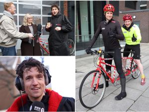 Supporting image for story: Greg James and Joe Lycett set off on Red Nose Day 'longest ride' from Birmingham following donation match boost 'up to £1m'