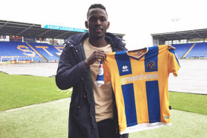 Aristote Nsiala arrived at Salop as the first January signing, and McNally hopes to see him introduced to the squad against Swindon.
