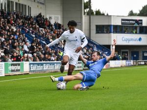 Supporting image for story: "We're loving having him in our team" - Kevin Wilkin heaps praise on AFC Telford United full back after stellar start to life in Shropshire