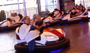 Sunday Service on the dodgems from a previous year