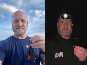 Supporting image for story: Metal detectorist dubbed Batman after reuniting hundreds with lost items