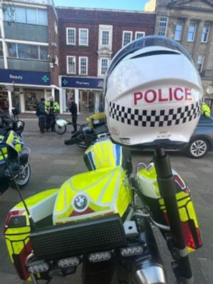 Officers were kept busy in Stafford town centre. Photo: Staffordshire Police