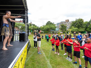 Supporting image for story: Day of sport and fun helps to bring the power for youngsters