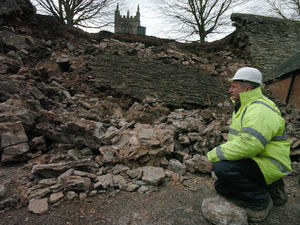 Supporting image for story: New bid to 'get it done' after 'open wound' of town wall collapse more than a decade ago