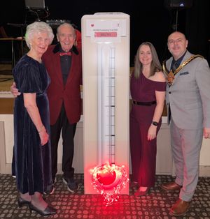 Anita Lonsbrough (WCASG Patron), Hugh Porter (WCASG Patron), Ros Leslie (WCASG Chair) and the Mayor of Wolverhampton, Councillor Craig Collingswood were among those enjoying the festive spirit of the event
