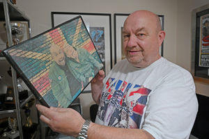 Chris Hill has worked with artists such as the Damned and Odyssey and does lots of work with Buster Bloodvessel from Bad Manners