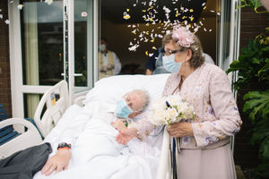 Roy Wilson and his new wife Jill