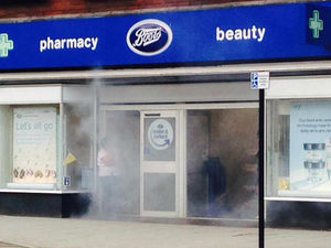 Supporting image for story: Newport store evacuated as it fills with smoke