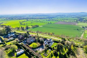 The home (bottom right) boasts views of the beautiful Shropshire countryside. Picture: Rightmove/Miller Evans.