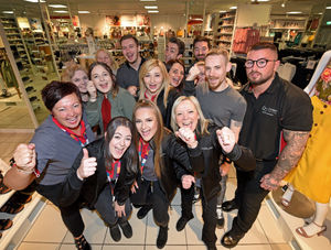 Staff members at the ready