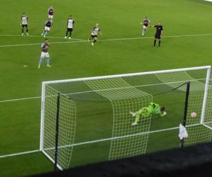 Action from Aston Villa v Fulham (David Birt)