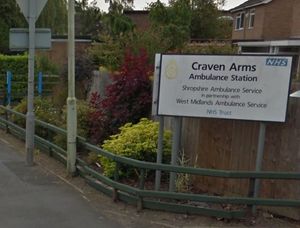 Craven Arms Ambulance Station, pictured in September 2014. Picture: Google