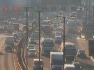 Supporting image for story: Rush hour delays on the M6 due to sheer volume of traffic