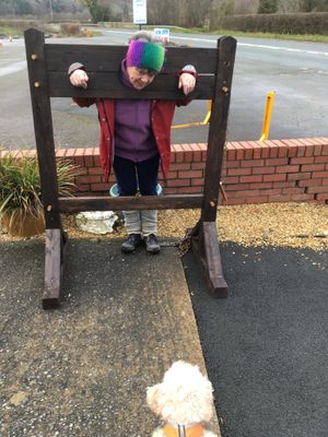 Geoffrey Parsons has enjoyed doing woodwork creations after retiring
