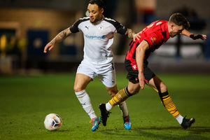 Montel Gibson on the ball  (Ashley Griffiths - Grifftersworld Photography)