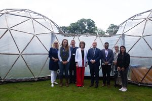 His Majesty’s Lord-Lieutenant of Shropshire, Anna Turner, was among the first to visit the completed installation – which is set to welcome hundreds of people over the next fortnight.
