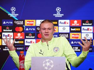 Supporting image for story: Manchester City striker Erling Haaland insists he is not thinking about records