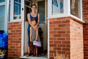 Emily with mum Ruth at their home in Oswestry