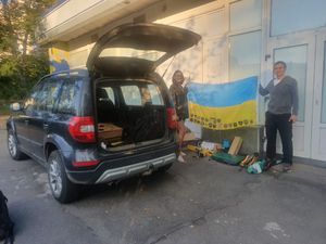 Supporting image for story: 33 trips and counting: Local man brings Ukraine aid stories to Shrewsbury