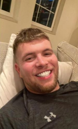 The ringleader of the drugs gang, Jonathan Arnold, showing off teeth which he had done in Dubai.