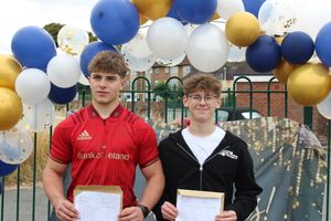 James and Rowan at Newtown High School