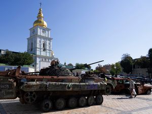 Supporting image for story: Ukrainian drones strike major military depot in Russian town