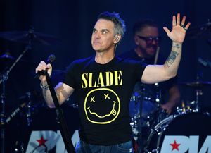 Robbie Williams wows the crowd at The Halls, Wolverhampton.