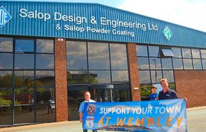 Showing their support at Salop Design & Engineering