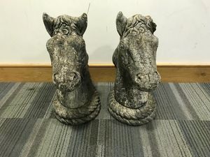 Supporting image for story: Market Drayton police want to reunite distinctive horse statues with owner