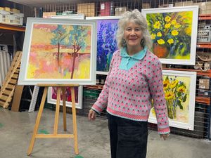 Supporting image for story: Shrewsbury artist shows off their latest work at charity exhibition - viewings until the end of this week
