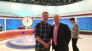 With presenter Nick Hewer
