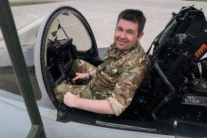 Shaun Davies MP visited Poland during Parliament recess. Picture: MOD.