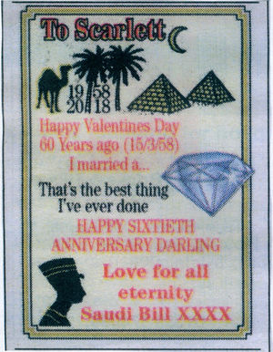 One of 'Saudi Bill's' notices in the Express & Star