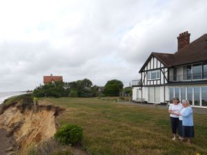 Supporting image for story: Woman, 88, fears her clifftop home will be lost to the sea if nothing is done