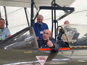 Supporting image for story: 'They helped me live out my dream': Pensioner soars after sharing bucket list hope with home staff