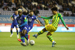 Matheus Pereira in action for Albion (AMA)