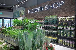 The improved foodhall features a flower shop for any occasion